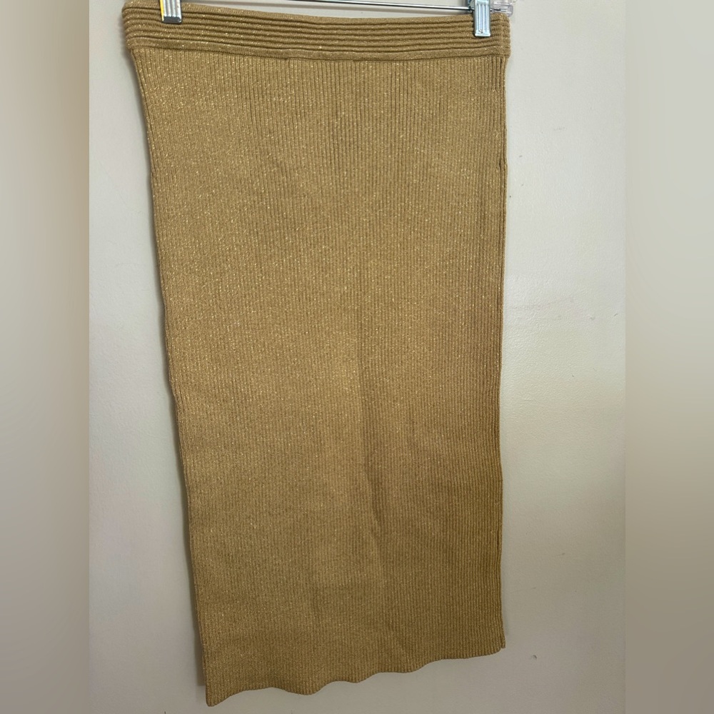 Metallic Gold Skirt